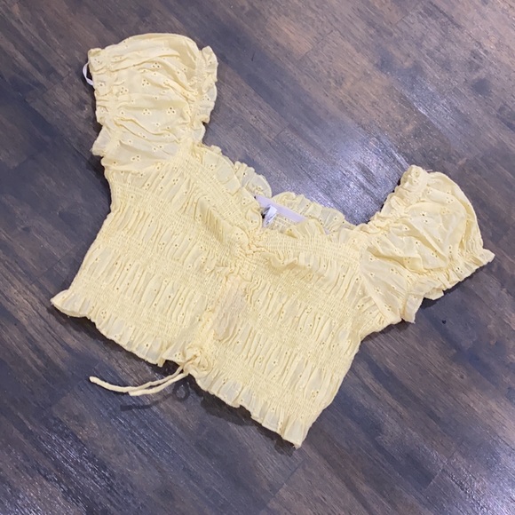 Princess Polly Yellow Top - Picture 5 of 9